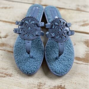 CIRCUS by Sam Edelman sandals Canyon Cashmere Blue Terry fleece lined sz 7 NWOB